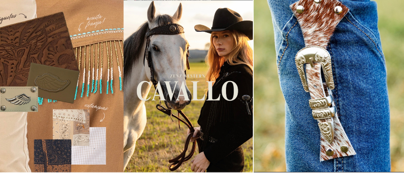 Cavallo: a nova coleção da Zenz Western traduz a alma da arena em mais de 110 peças