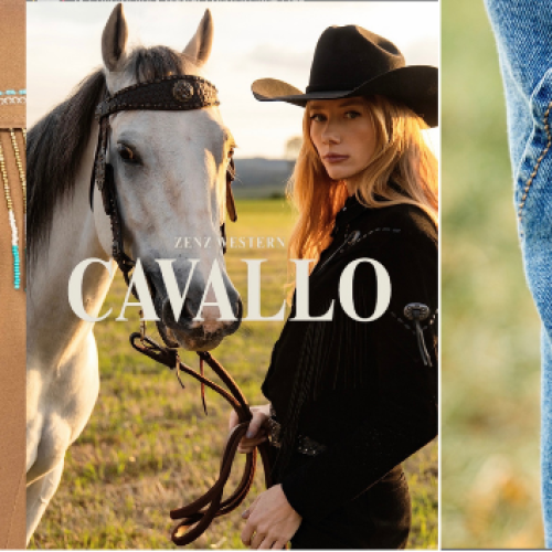Cavallo: a nova coleção da Zenz Western traduz a alma da arena em mais de 110 peças